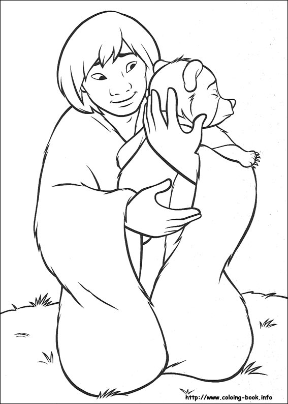 Brother Bear coloring picture